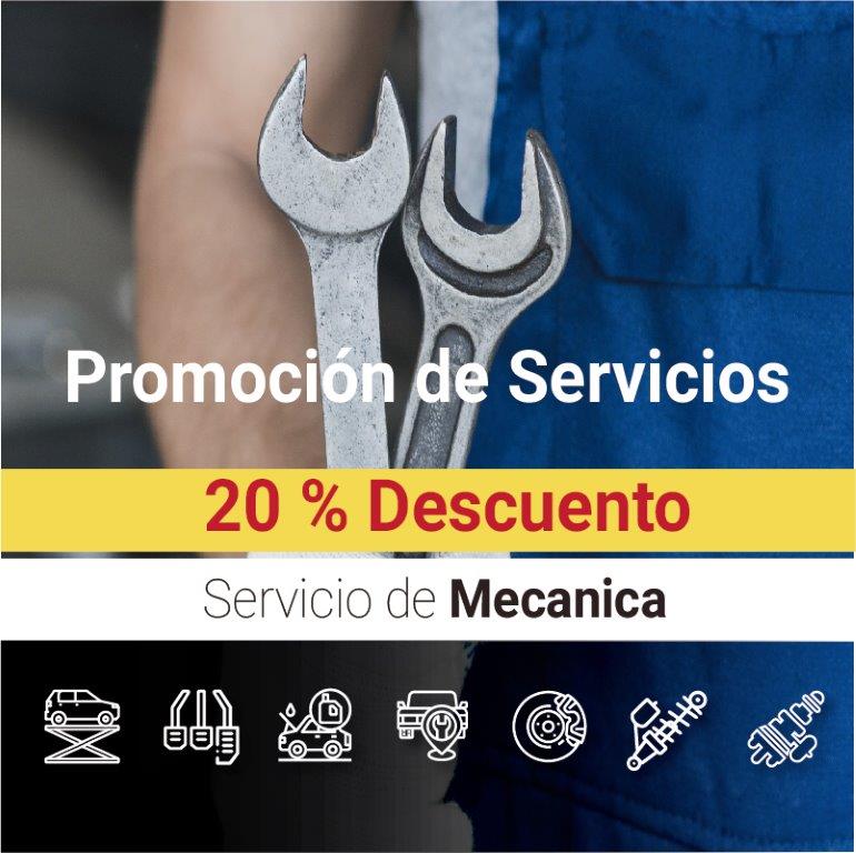 20% Descuento Servicio de Mecánica